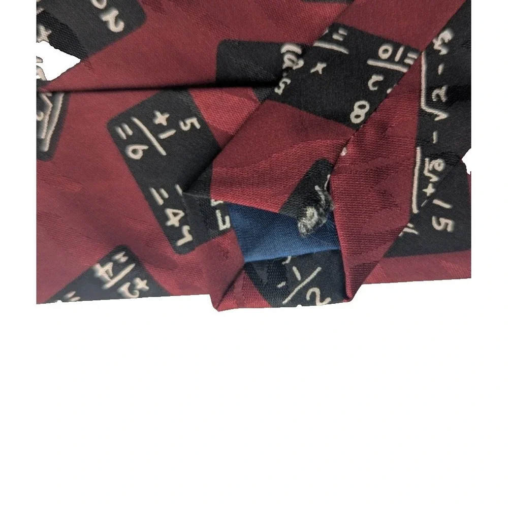 Mathematical Men's Business Math Teacher Formulas Tie Renaissance Hand Made